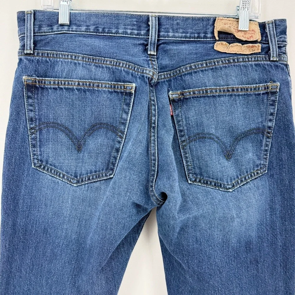 Levi's 527‎ Mens Jeans Boot Cut Blue Denim 36x34 - Picture 14 of 15